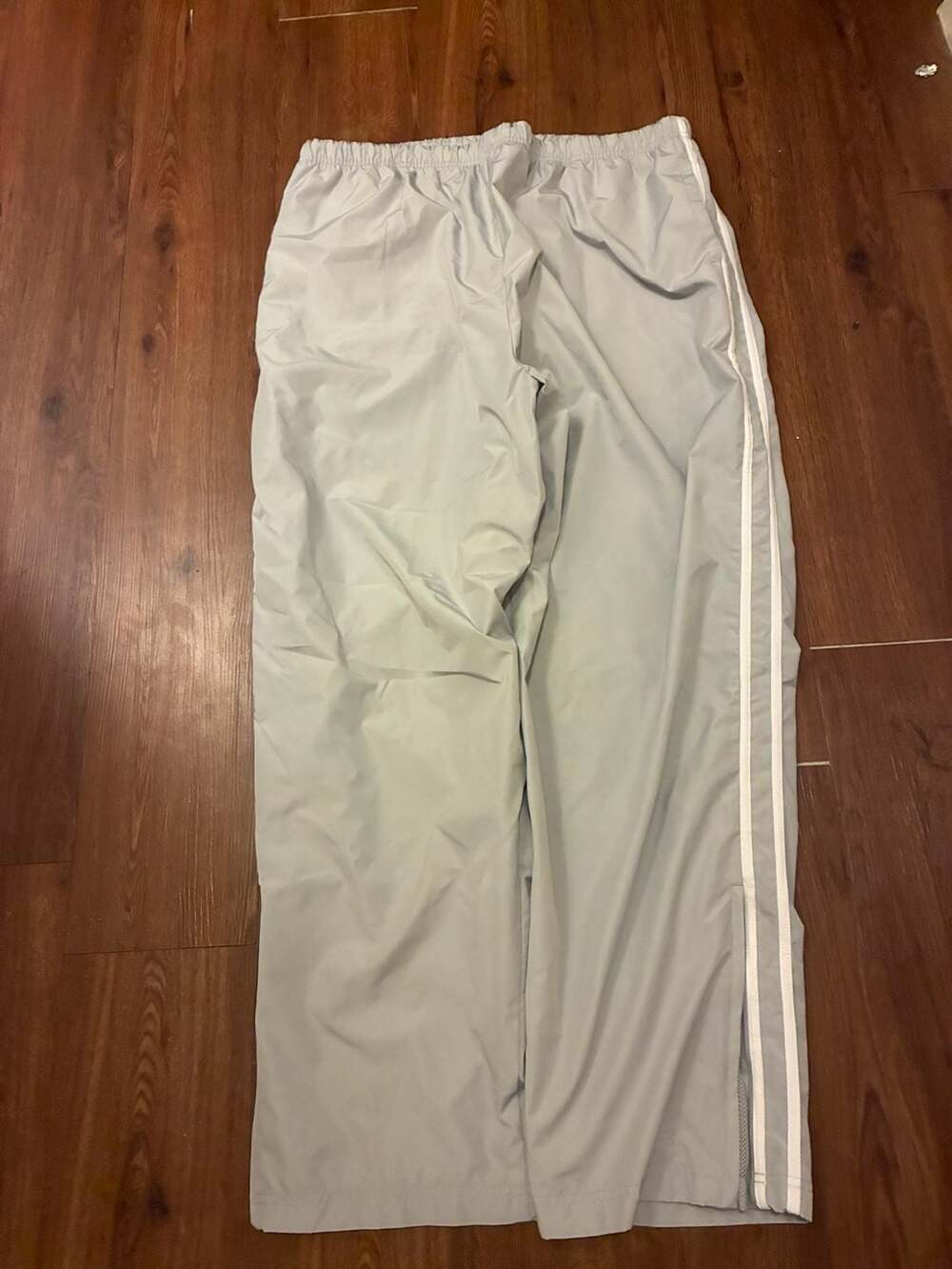 Graphite Sport Nylon Mesh Lined Track Pants with Side Piping